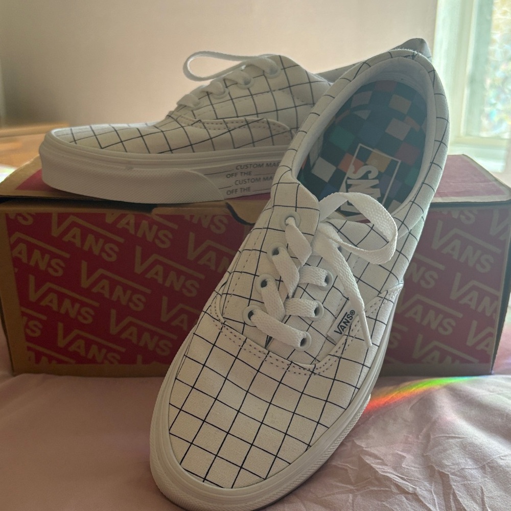 Vans White U-Color Women’s (or Men’s) Sneakers